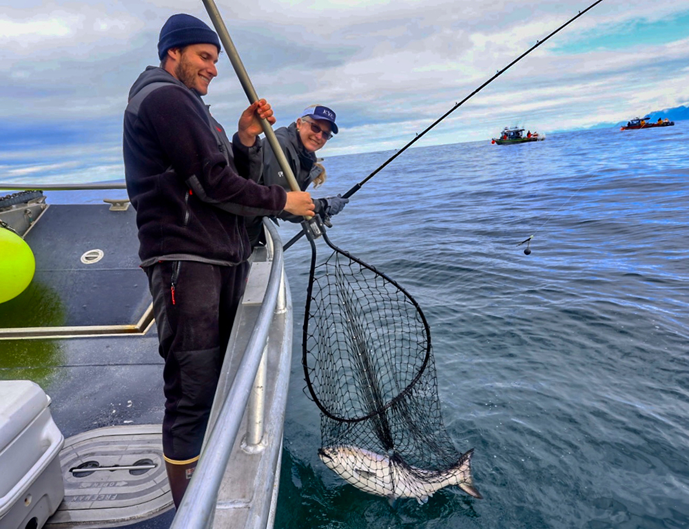 When is the best time to fish at Alaska fishing lodges?